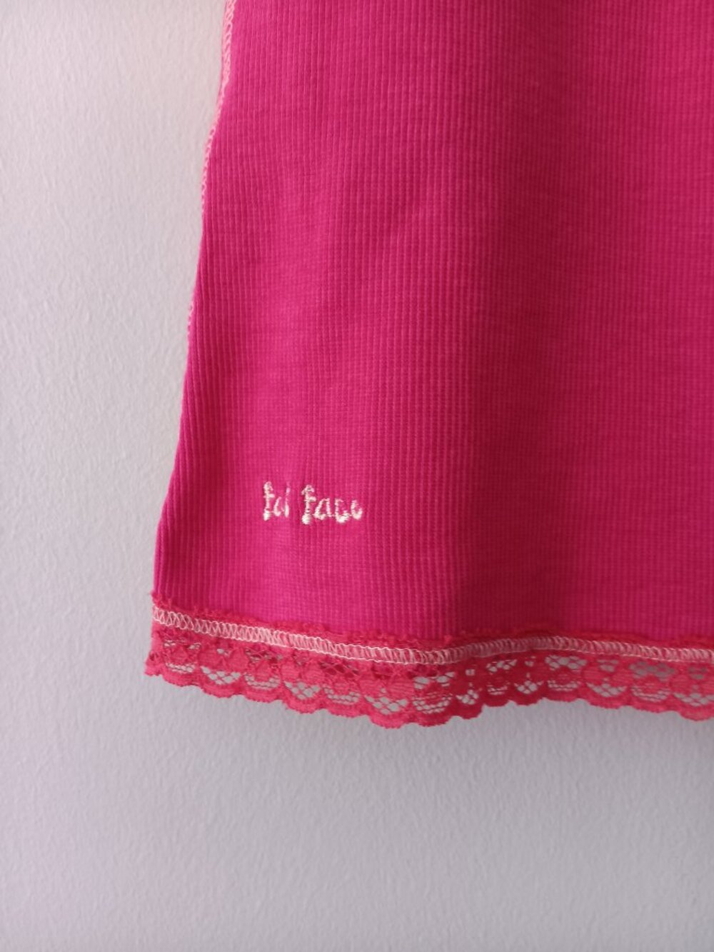 Fat Face Pink Ribbed Tank Top 10 - Picture 3 of 7